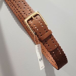 NY&Co Brown Stencil Cut-Out Belt